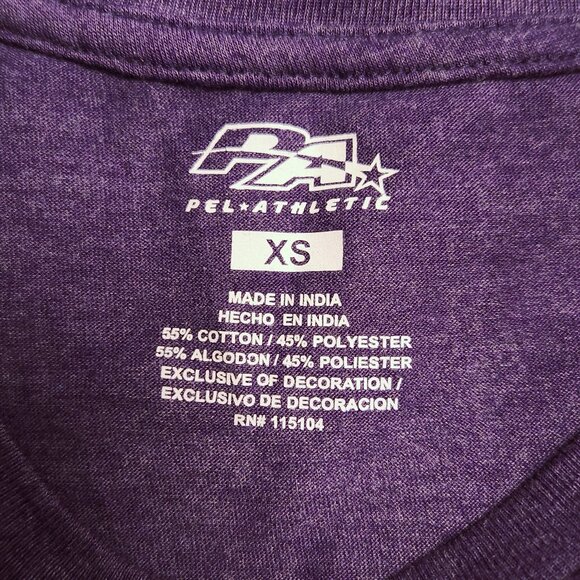 Montgomery High School Bears Purple Sports Tee Shirt Size XSmall - Picture 5 of 5